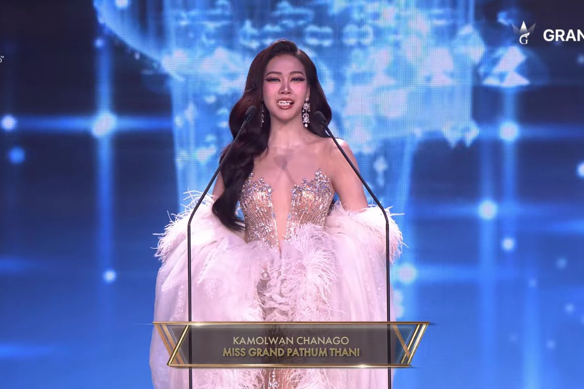 Veneer Gigi Lepas di Panggung, Kontestan Miss Grand Thailand 2026 Ini Malah Dipuji Netizen