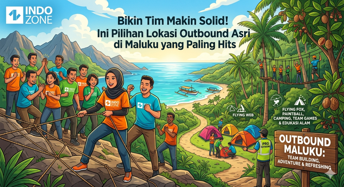 Bikin Tim Makin Solid! Ini Pilihan Lokasi Outbound Asri di Maluku yang Paling Hits