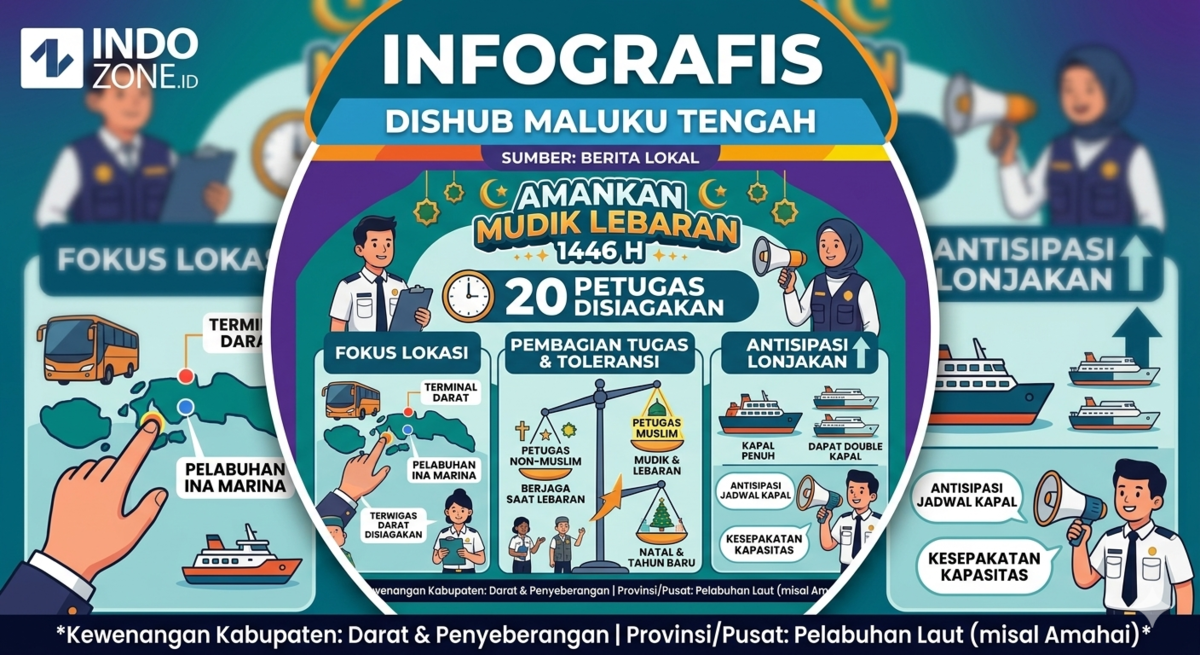 Dishub Maluku Tengah Siagakan 20 Personel Amankan Mudik Lebaran 2025, Fokus di Titik Strategis!