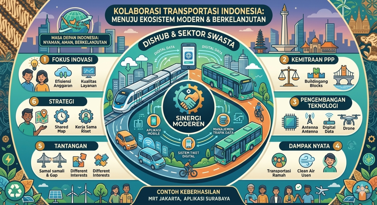 Kolaborasi Dishub dan Swasta, Kunci Membangun Transportasi Modern dan Berkelanjutan