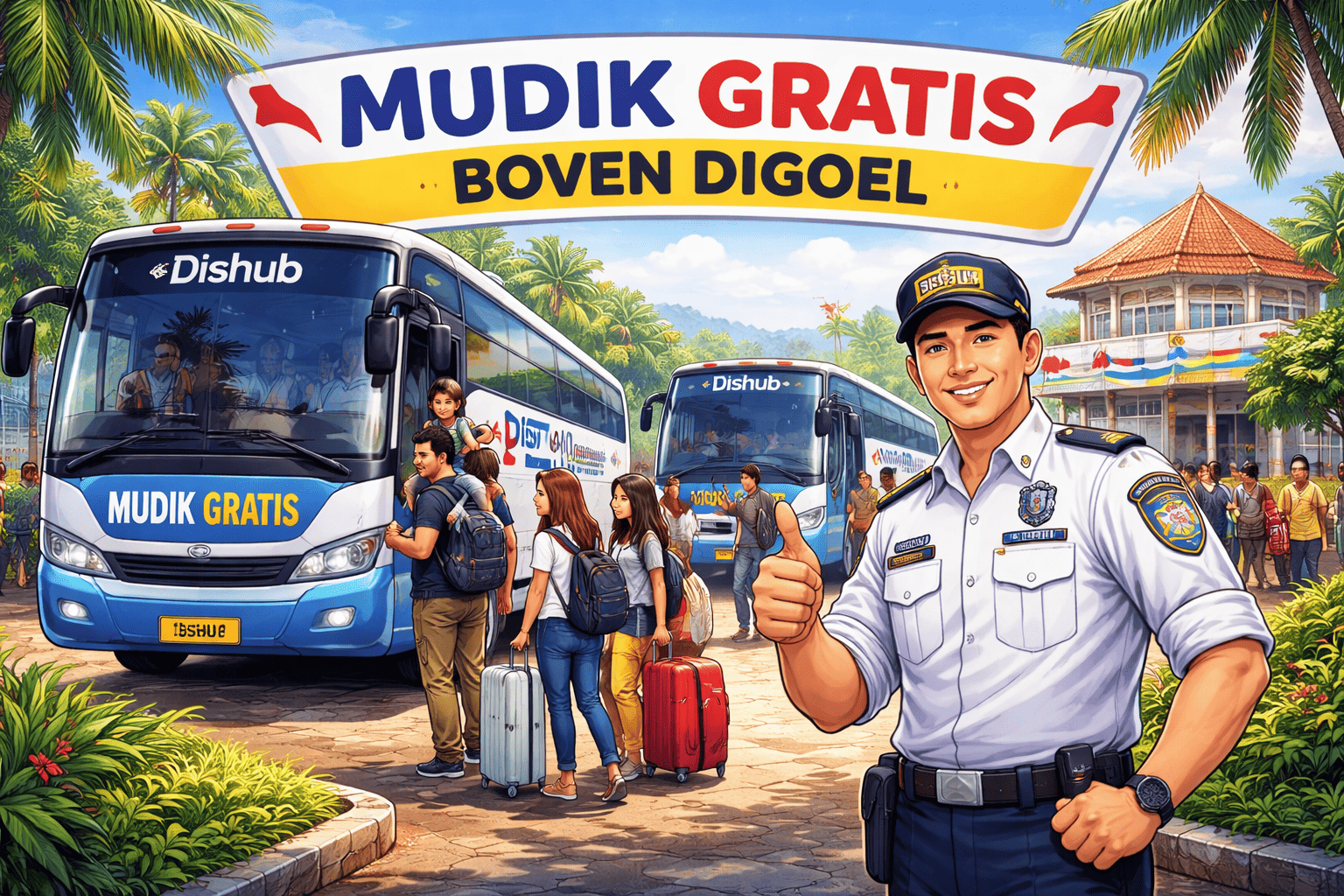 Program Mudik Gratis Boven Digoel Resmi Diluncurkan, Fasilitasi Warga Rayakan Lebaran dan Paskah