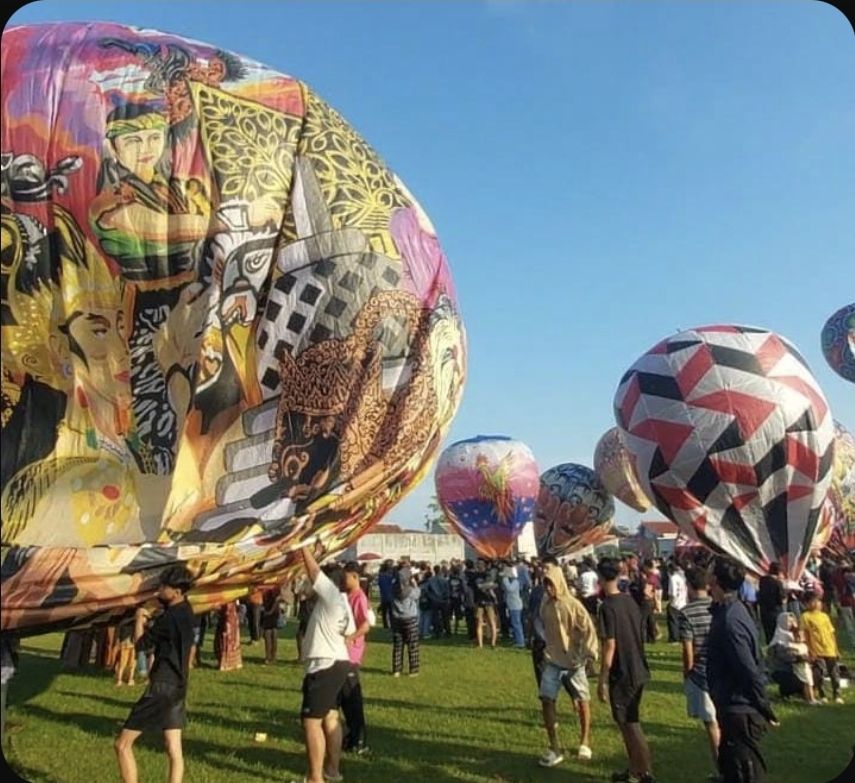 Balon Udara Jiasi Kota Pekalongan di Akhir Bulan Maret