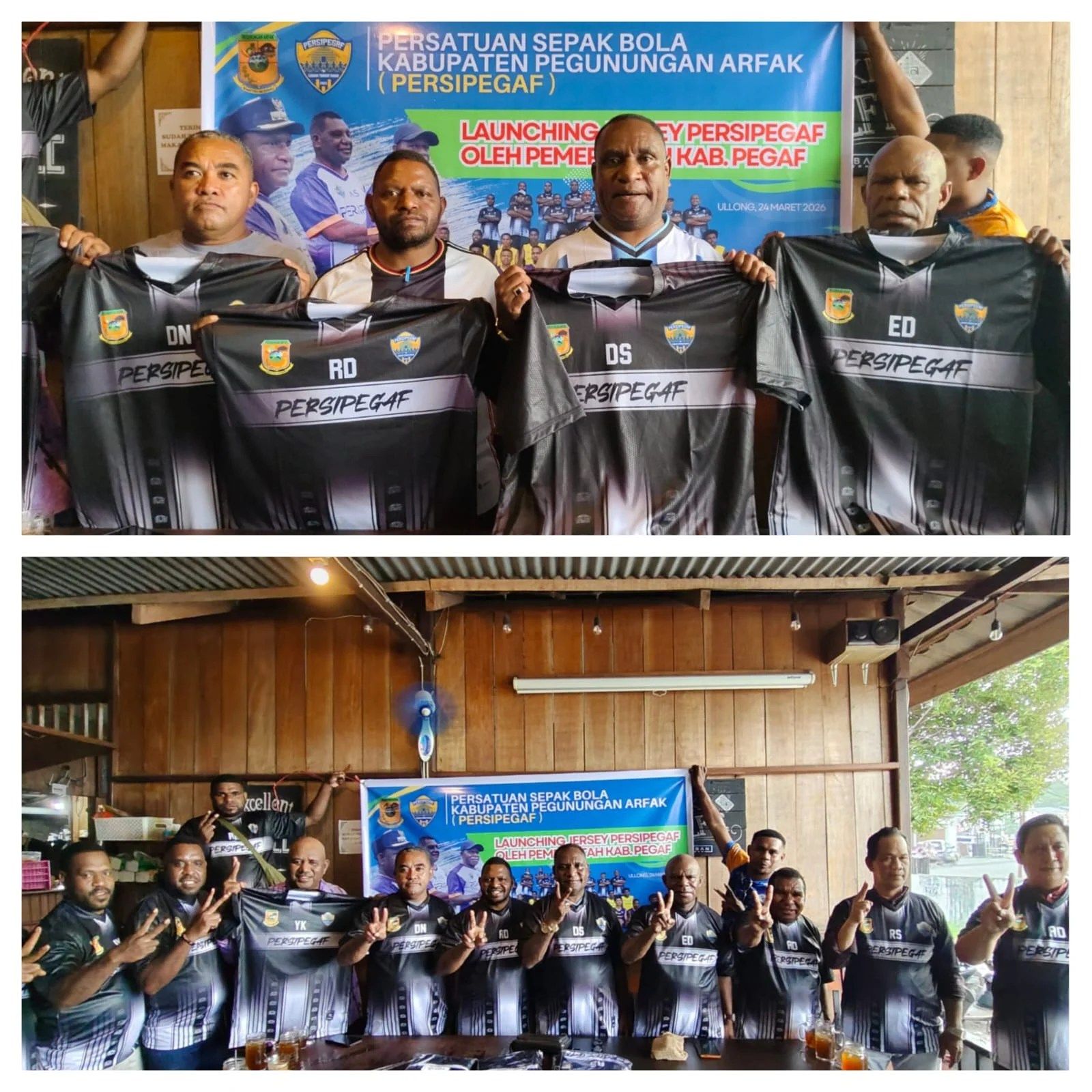 Persipegaf Luncurkan Jersey Baru, Target Juara Kembali