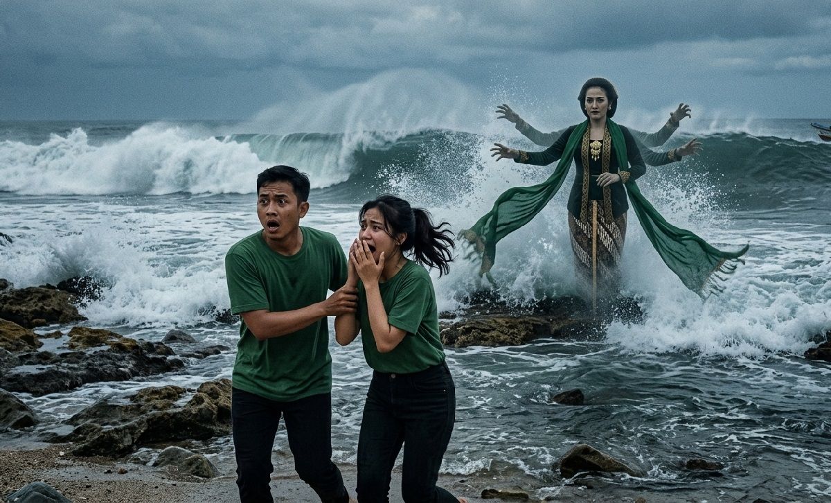 Mengapa Baju Hijau Gak Boleh Dipakai di Pantai Selatan? Mitos yang Dikaitkan dengan Nyi Roro Kidul