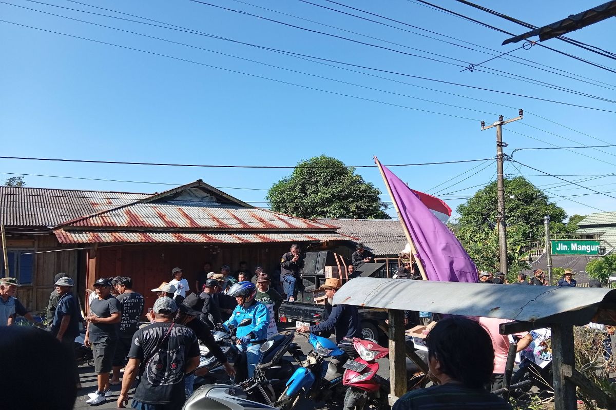 #SAVELAPANGANWANTOL, Masyarakat Kayawu Lakukan Aksi Damai Tolak Proyek KMP