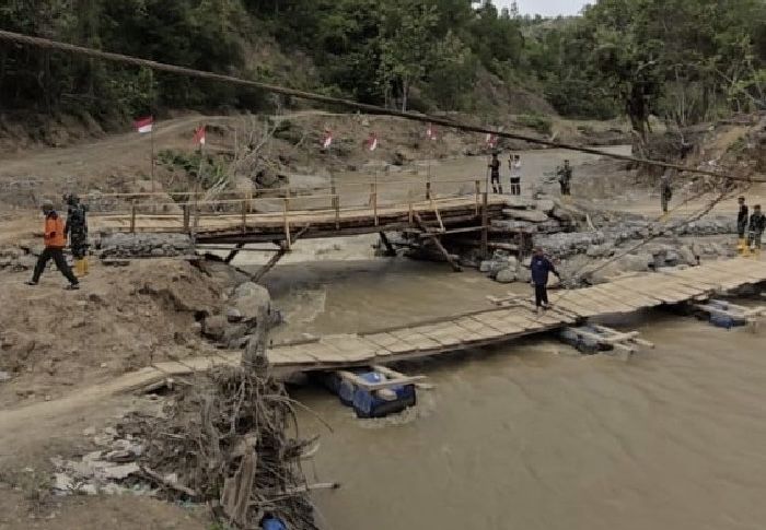 Usai 4 Bulan Terhambat, Jembatan Bailey Jadi Solusi Warga Linge-Ketol