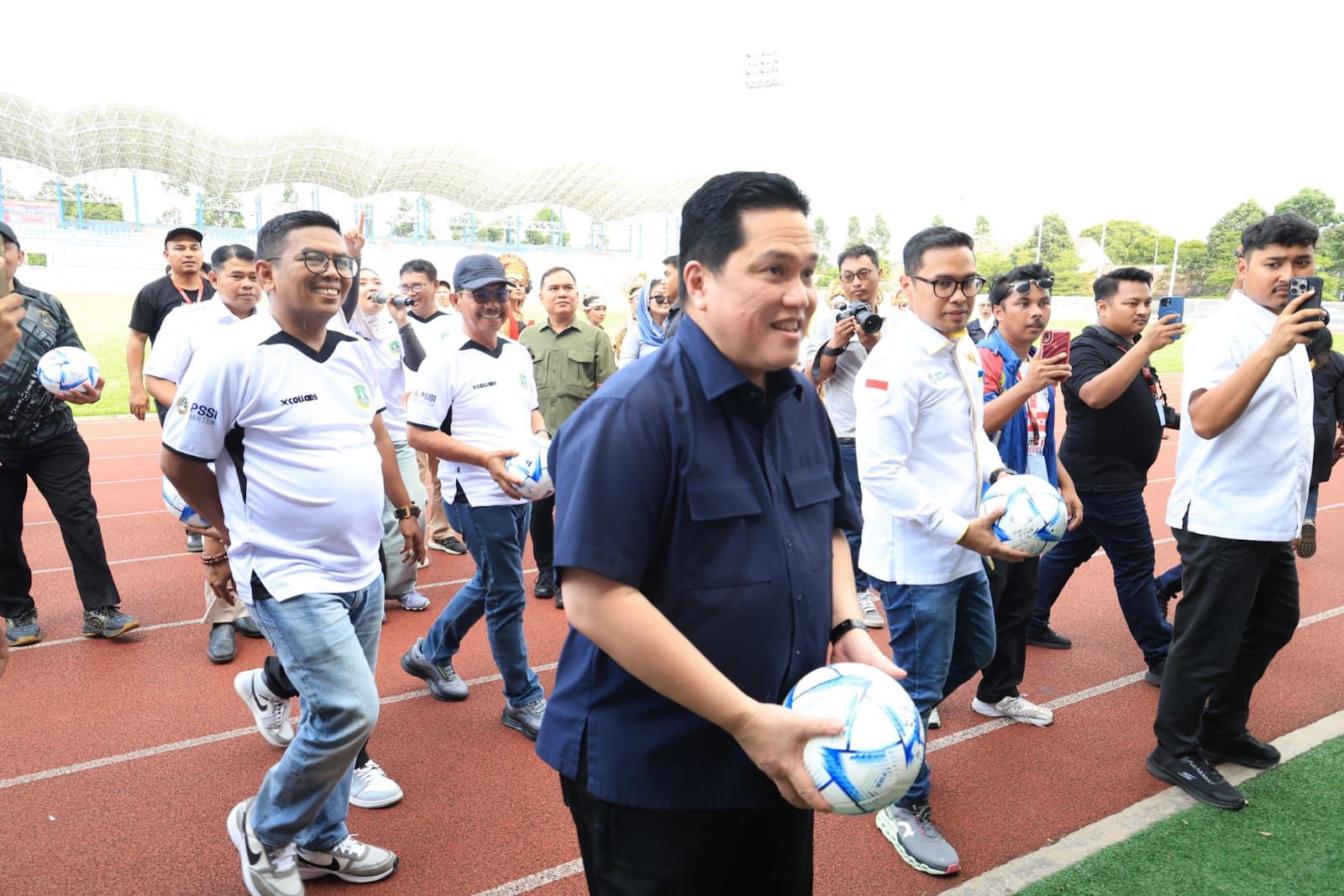 Erick Thohir Buka Liga 4 Piala Gubernur Banten di Stadion Benteng Ribon Tangerang