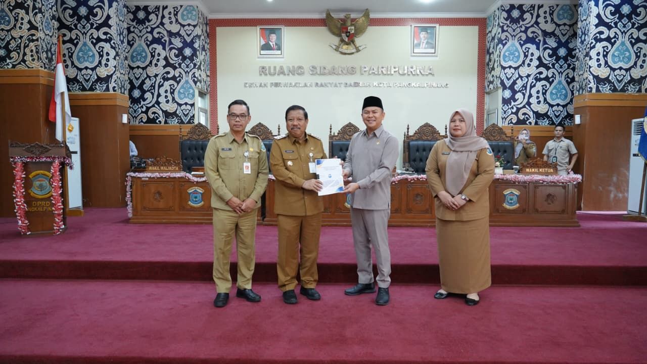 LKPJ Wali Kota, Prof Udin Klaim Pengangguran di Pangkalpinang Turun Hingga Capaian Prestasi WTP dari BPK RI