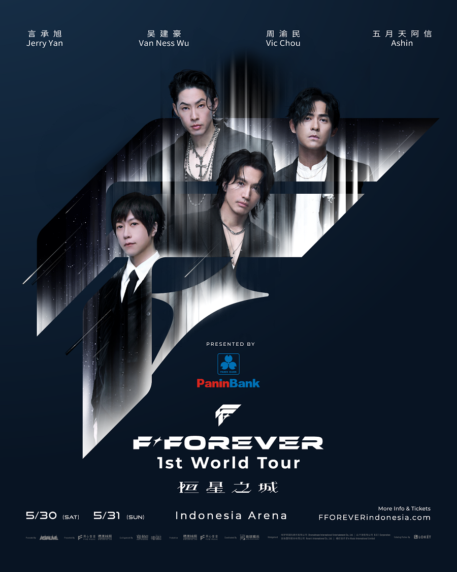 3 Member F4 Plus Vokalis Mayday Bakal Gelar Konser di Jakarta dalam F✦FOREVER 1st World Tour
