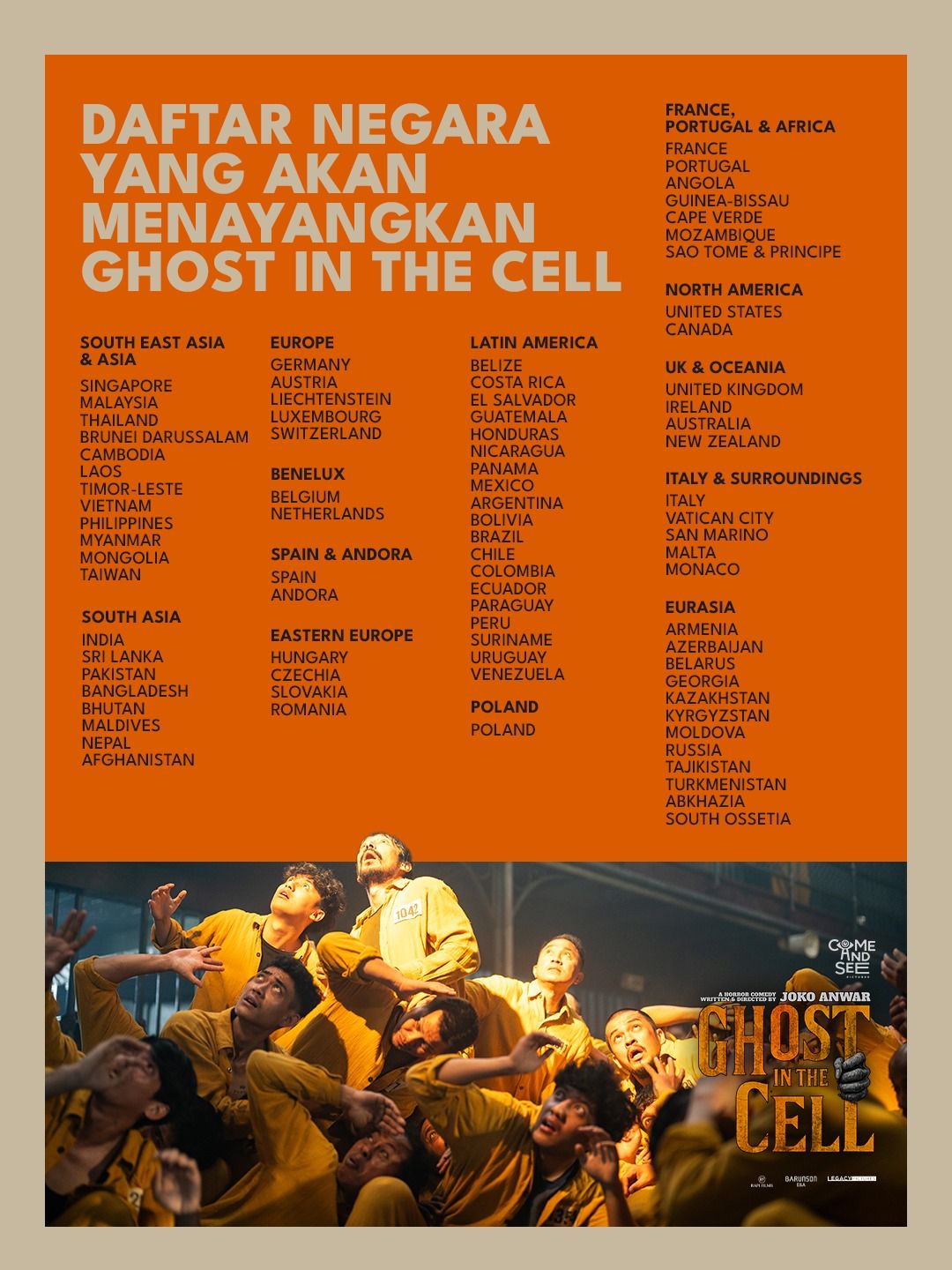 Film Ghost In The Cell dari Joko Anwar Bakal Tayang di 86 Negara!