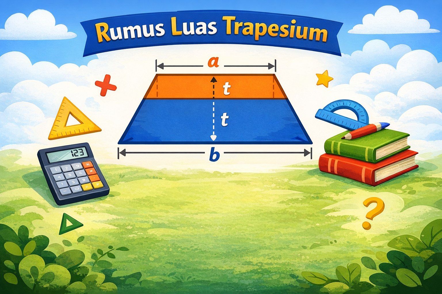 Rumus Luas Trapesium: Cara Hitung dan Contoh Soal Lengkap