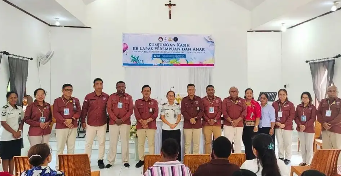 Kunjungan Kasih Paskah BKN Hadirkan Harapan Baru bagi Warga Binaan Lapas Perempuan Manokwari