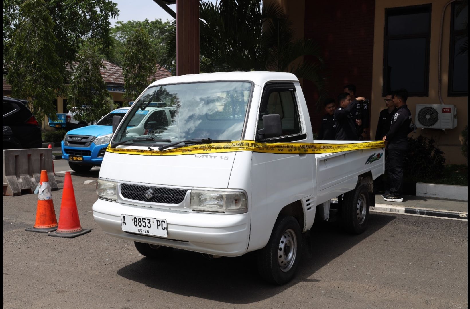 Mobil Bak Sempat Hilang Saat Parkir di Masjid Kota Serang, Beruntung Masih Bisa Ditemukan