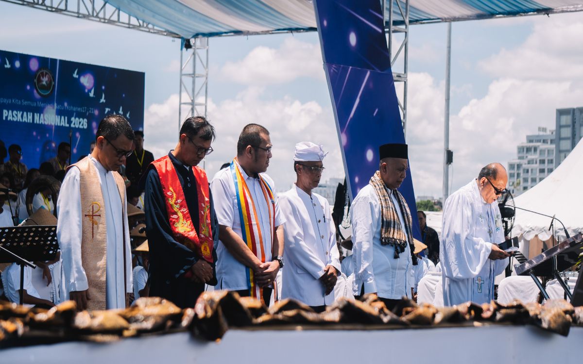 Cuaca Cerah, Jutaan Masyarakat Ikuti Paskah Nasional di Pokas!