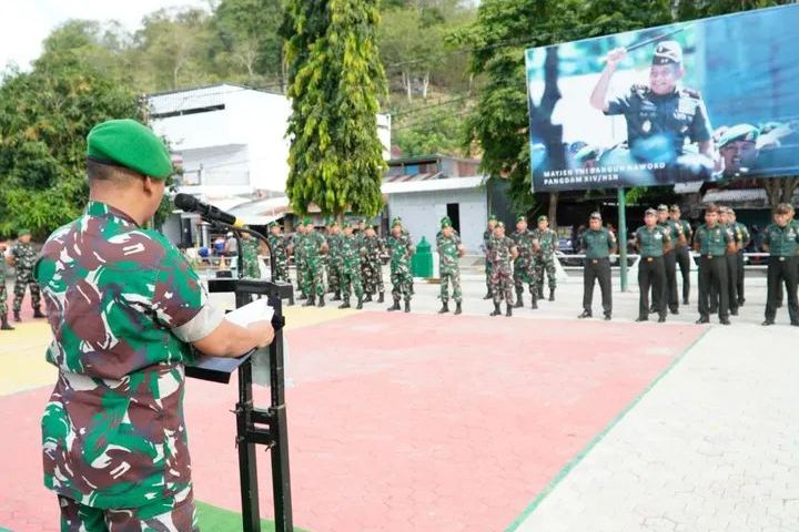 Kopraport Kodim 1406 Wajo, Prajurit Naik Pangkat Diingatkan Jaga Amanah dan Profesionalisme