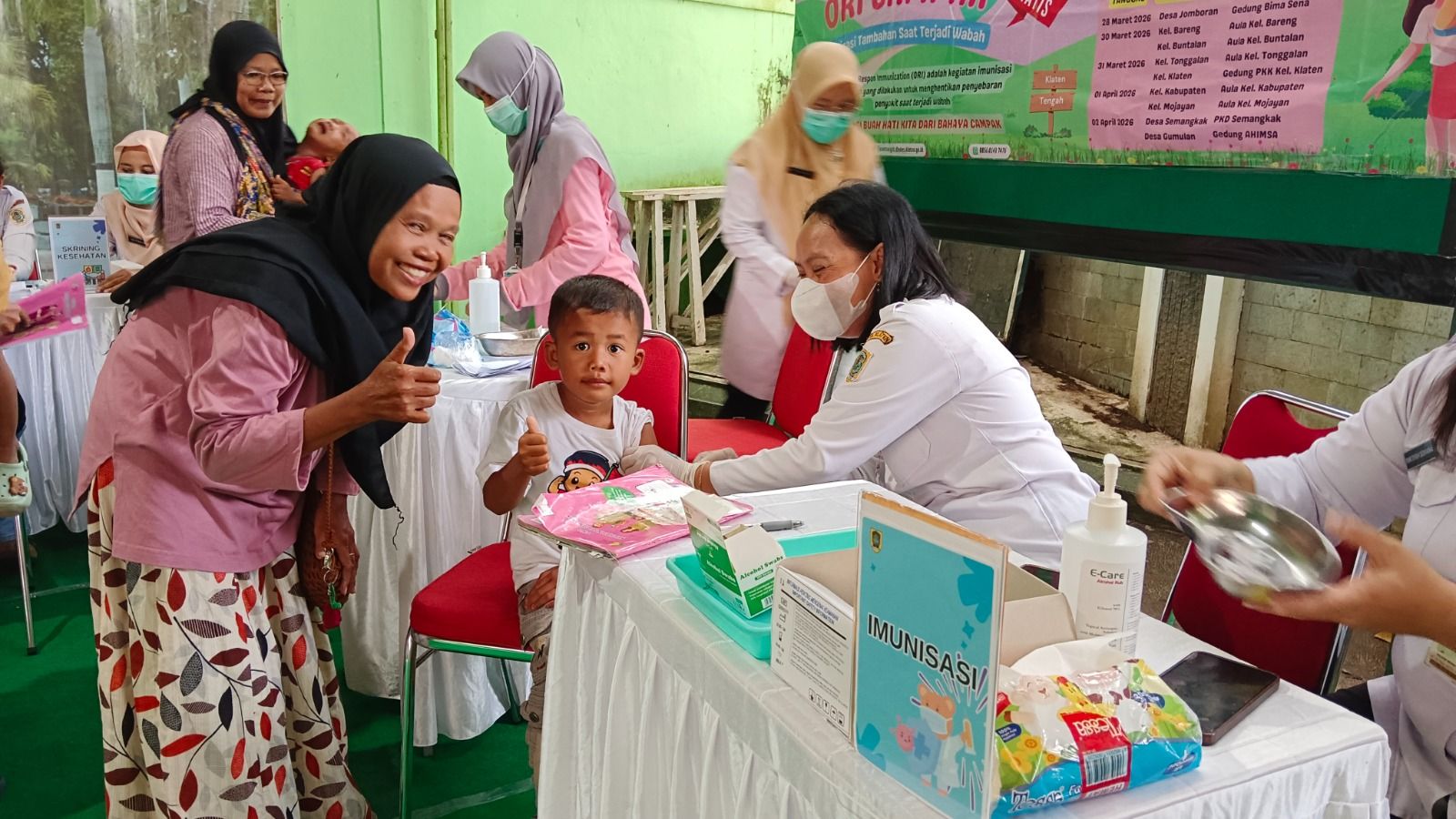 Klaten KLB Campak, 53 Ribu Anak di Bawah 5 Tahun Jadi Sasaran Imunisasi ORI