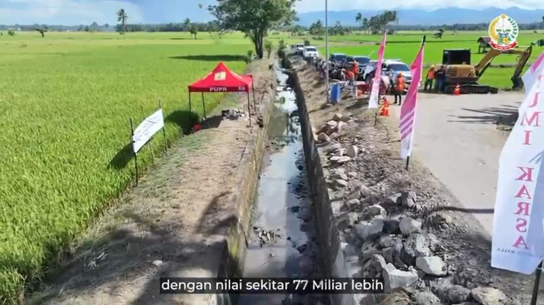 Proyek Irigasi Rp764 Miliar Dimulai dari Soppeng, Pemprov Sulsel Genjot Produktivitas 54 Ribu Hektare Sawah