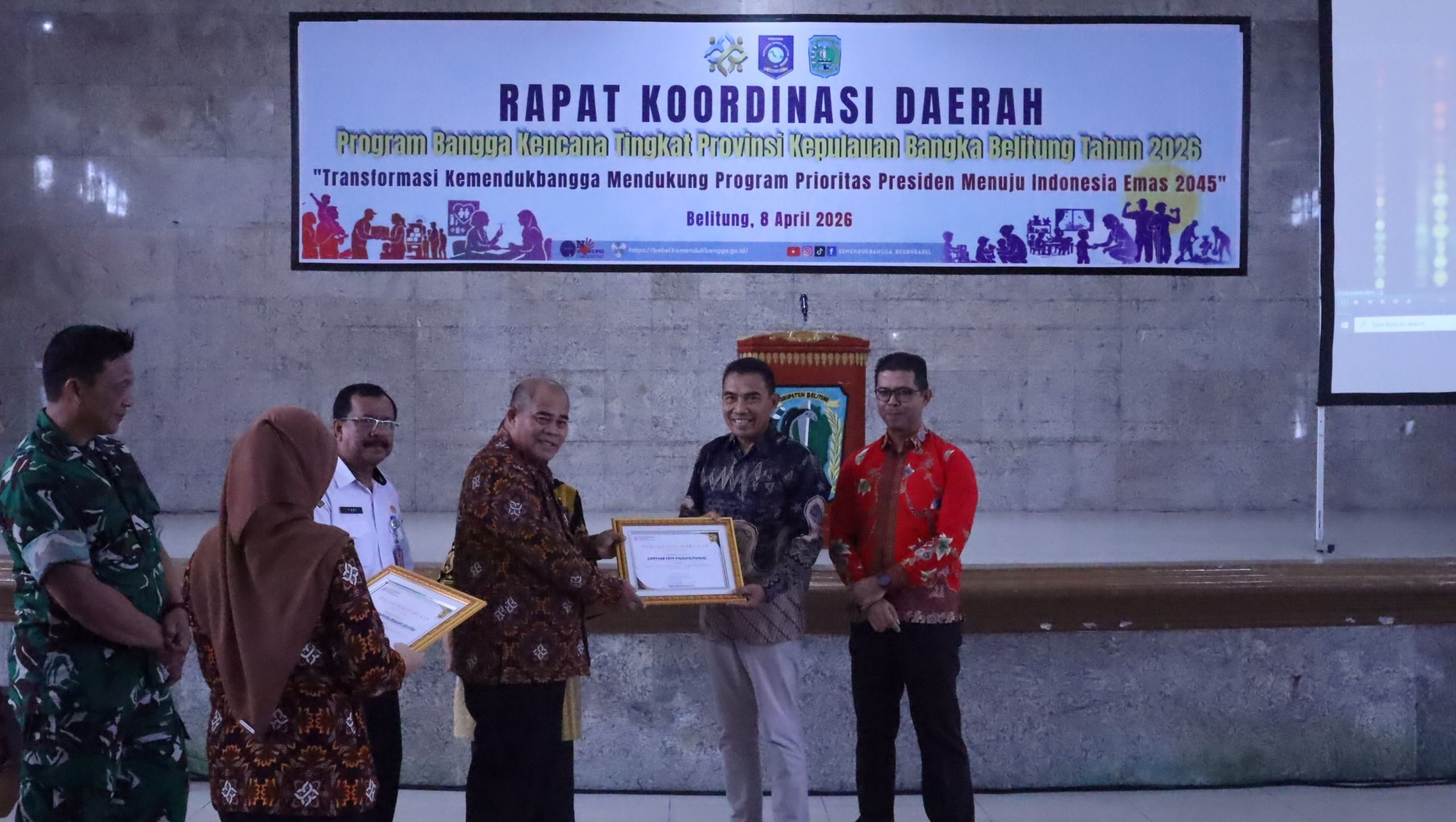 Penghargaan Rakorda 2026 Tegaskan Profesionalisme Daerah dalam Mendukung Transformasi Program Bangga Kencana