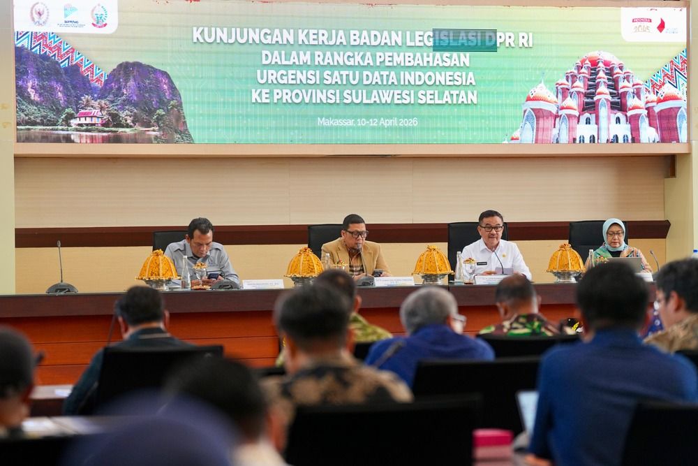 Pemprov Sulsel Dorong RUU Satu Data Indonesia, Tegaskan Pentingnya Integrasi Data Nasional