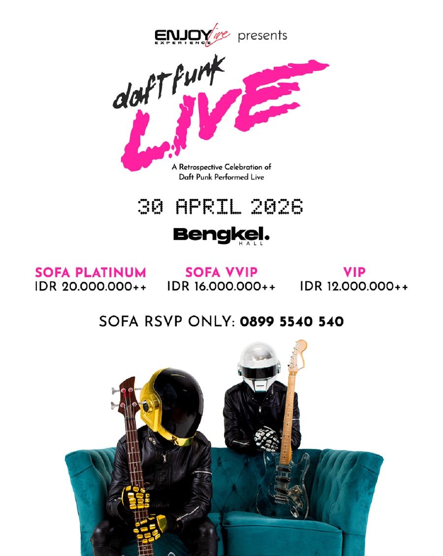 Tribute Daft Punk A Retrospective Celebration of Daft Punk Perfomed Live Bakal Digelar di Jakarta