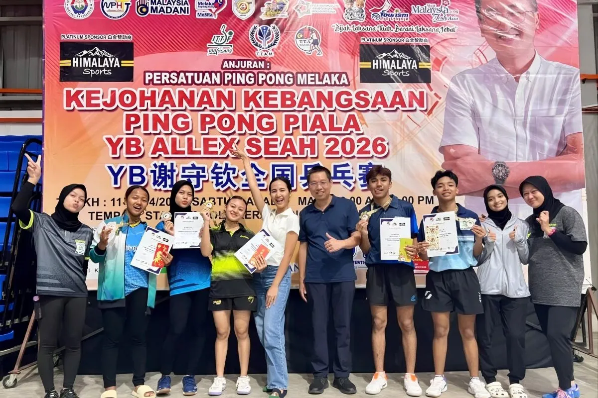 Keren! Indonesia Borong 2 Emas di Kejuaraan Tenis Meja Internasional Malaka 2026
