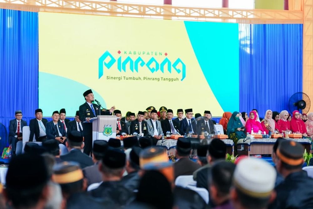 Gubernur Sulsel Serukan Kolaborasi Membangun Daerah di Hari Jadi ke-66 Pinrang