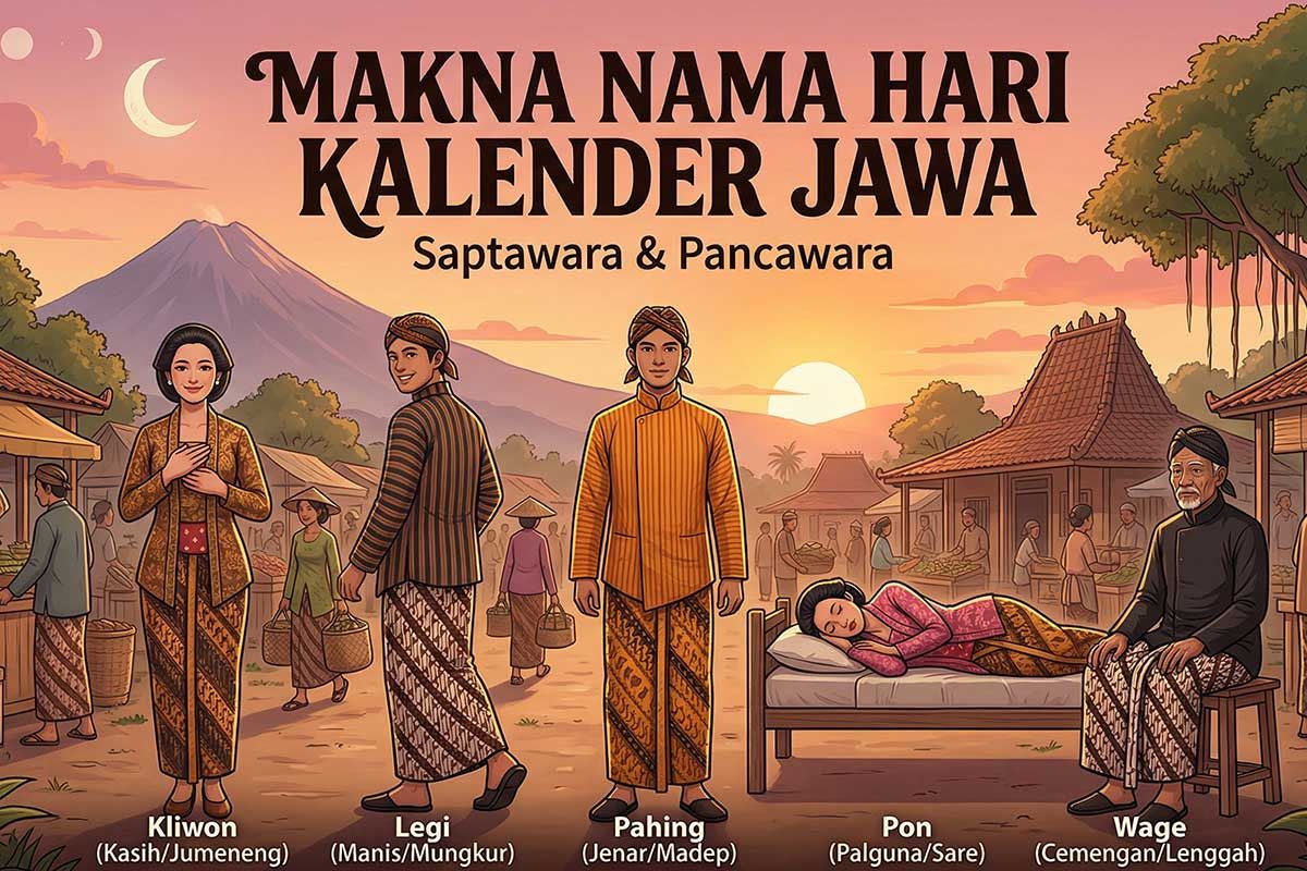 Makna Nama-Nama Hari dalam Kalender Jawa, Ternyata Ada Filosofi Mendalam di Baliknya!