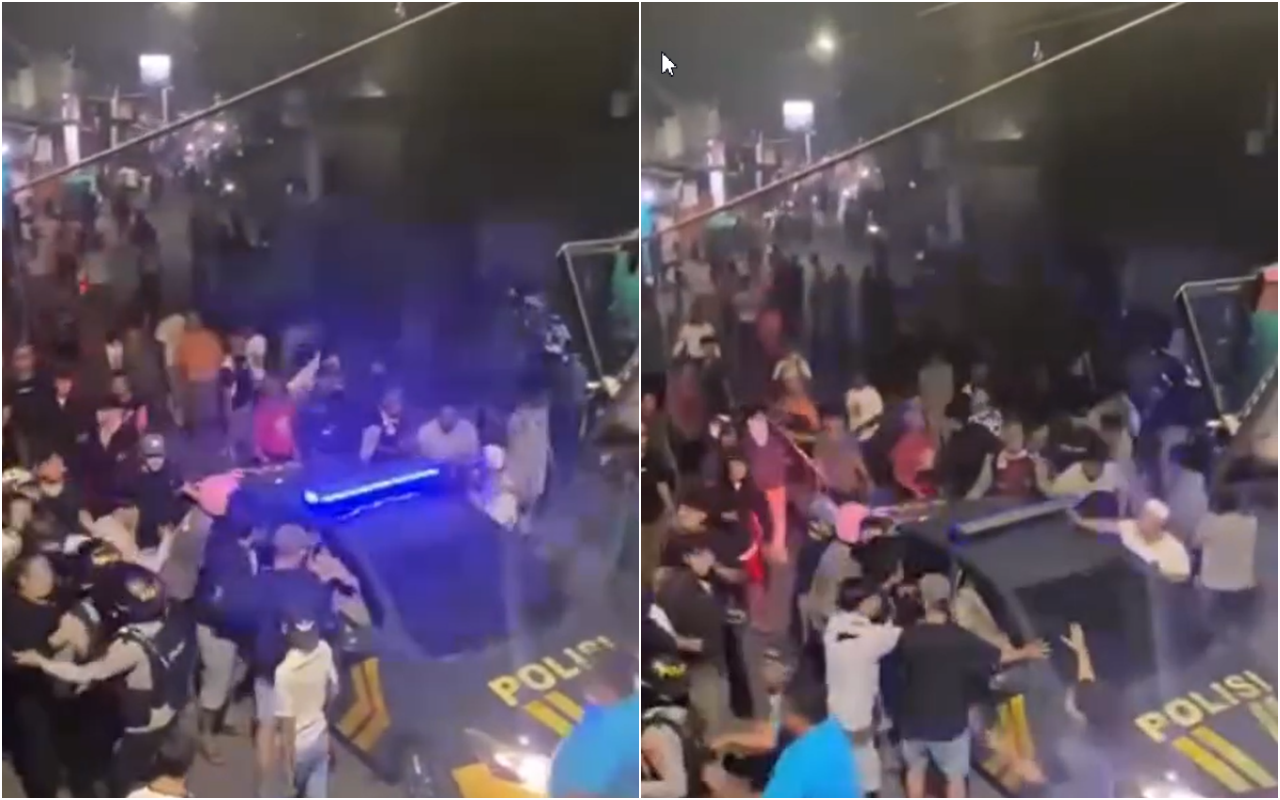 Viral Mobil Polisi Dikerubungi Massa Usai Dituding Tabrak Warga di Tebet, Begini Faktanya