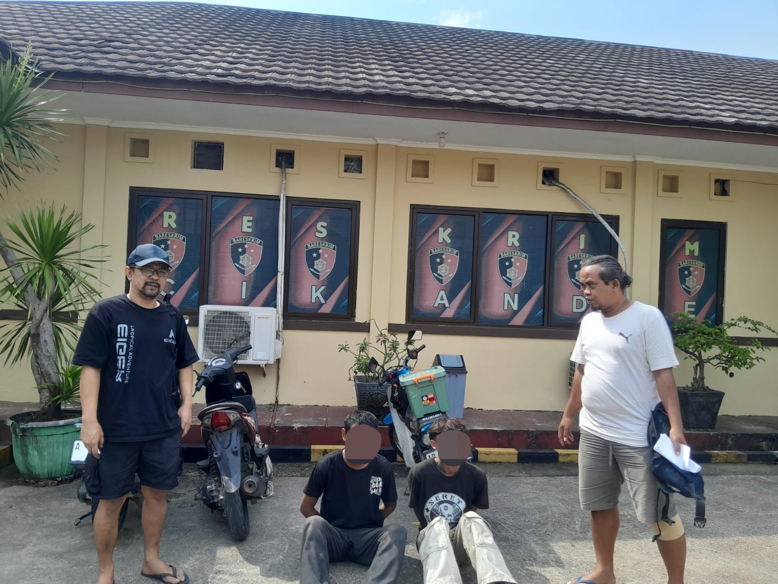 Kawanan Curanmor di Bekuk Unit Reskrim Polsek Cikande Saat akan Transaksi Hasil Curian