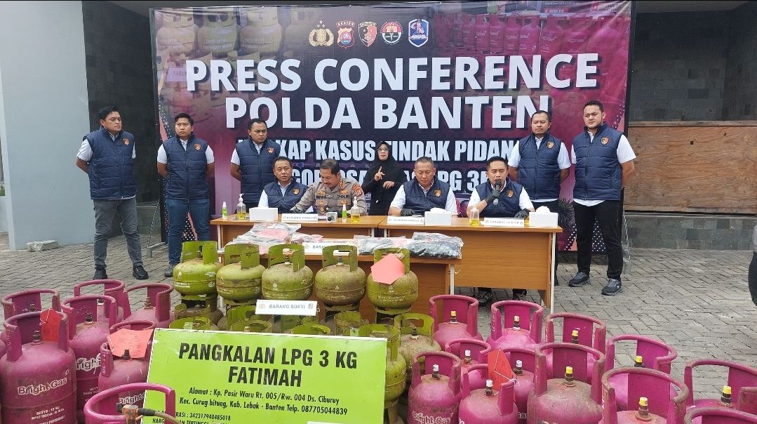 Sindikat Suntik LPG Subsidi di Lebak Dibongkar, Tiga Tersangka Diamankan