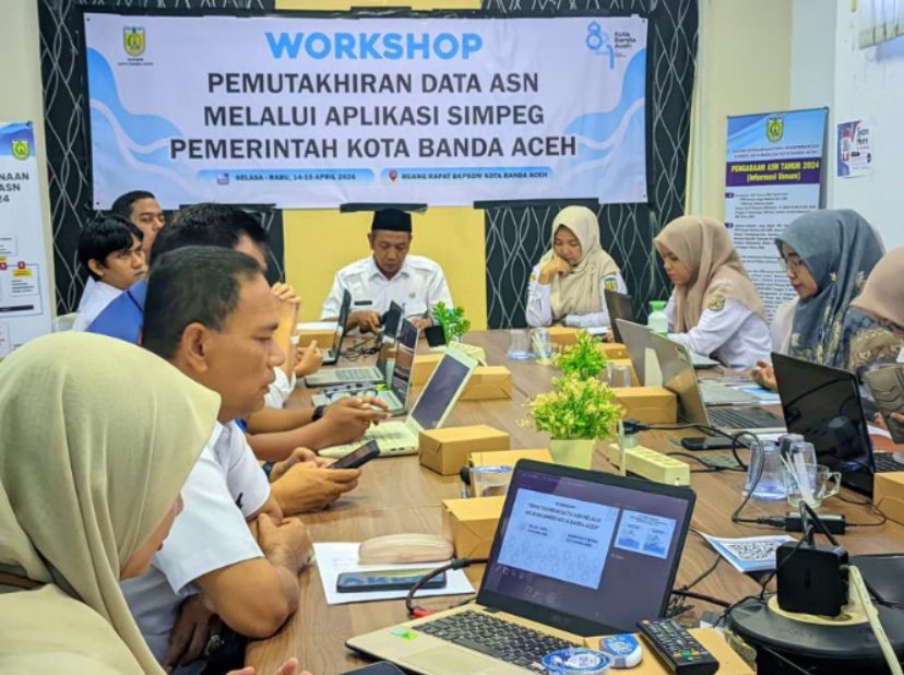 Transformasi Digital ASN, BKPSDM Banda Aceh Gelar Workshop SIMPEG