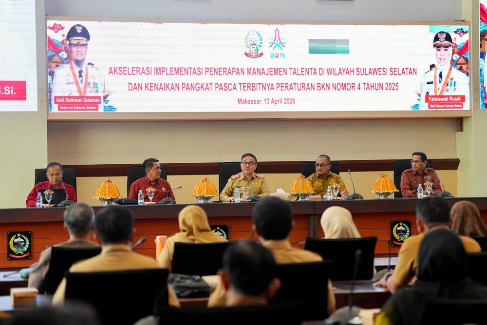 Sekda Sulsel Dorong Percepatan Manajemen Talenta ASN, Targetkan Birokrasi Profesional