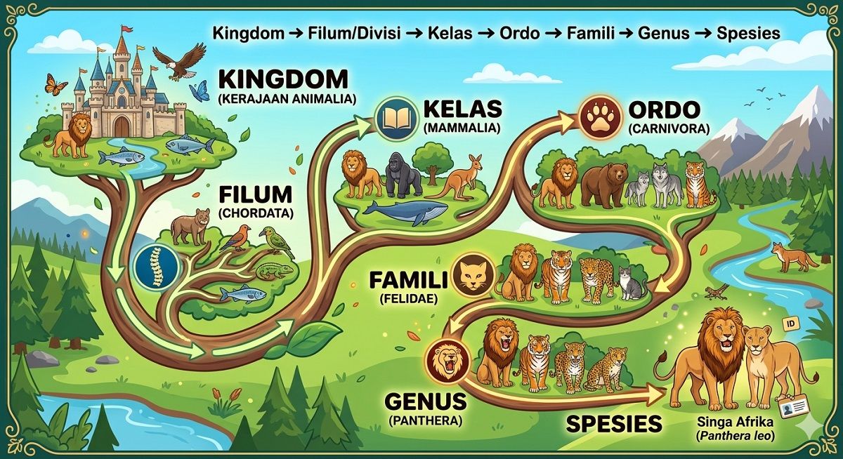 Urutan Taksonomi: Metode Biologi untuk Memahami Klasifikasi Makhluk Hidup ala Carolus Linnaeus