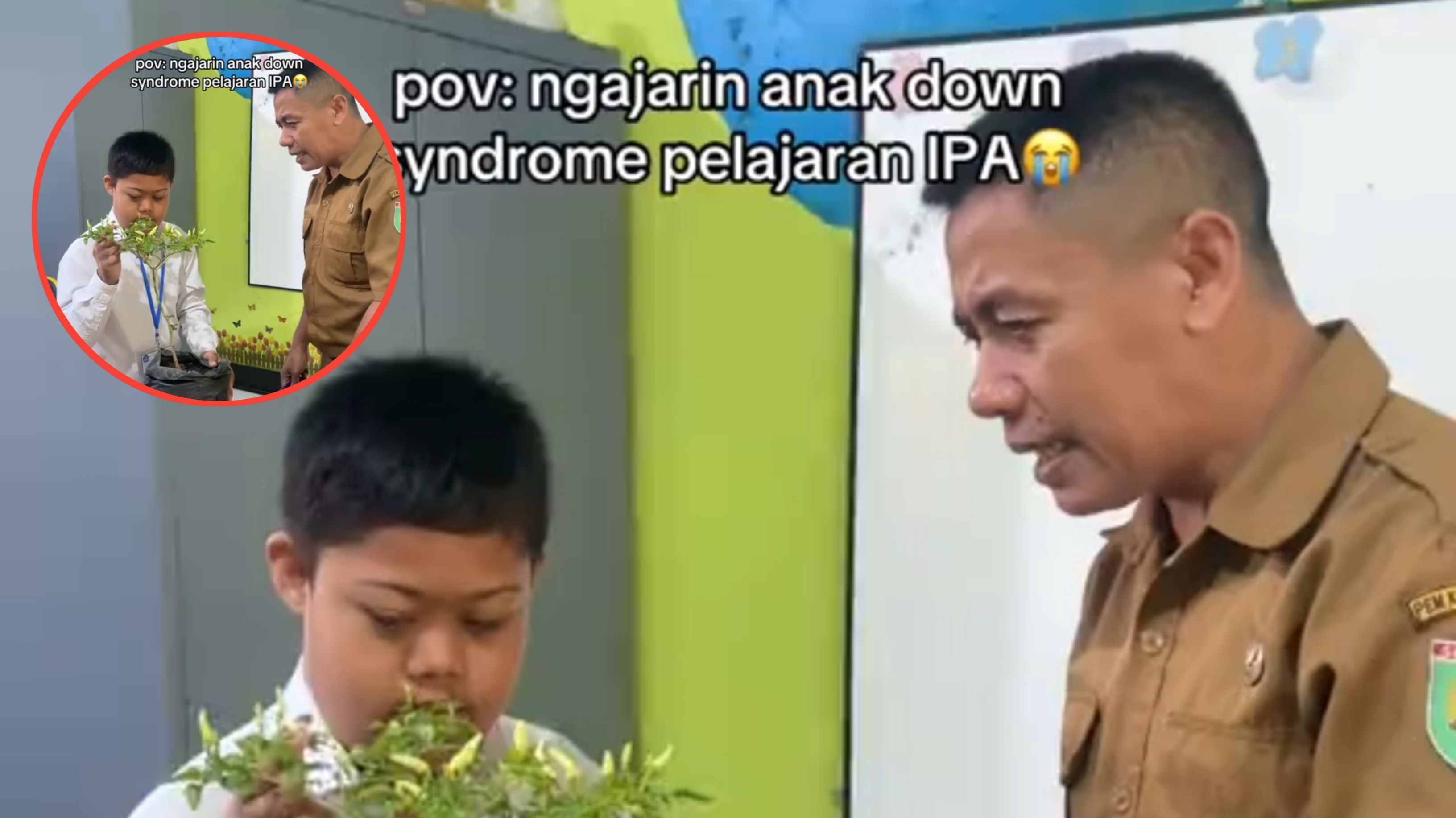 Kesabaran Guru Mengajar Murid Berkebutuhan Khusus di SLBN 1 Sumbawa Ini Banjir Pujian