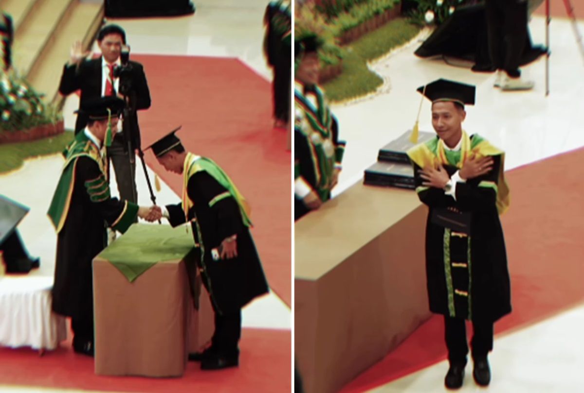 Bintang Persib Beckham Putra Lulus dari UNJANI: Rayakan dengan Selebrasi Ice Cold pas Wisuda