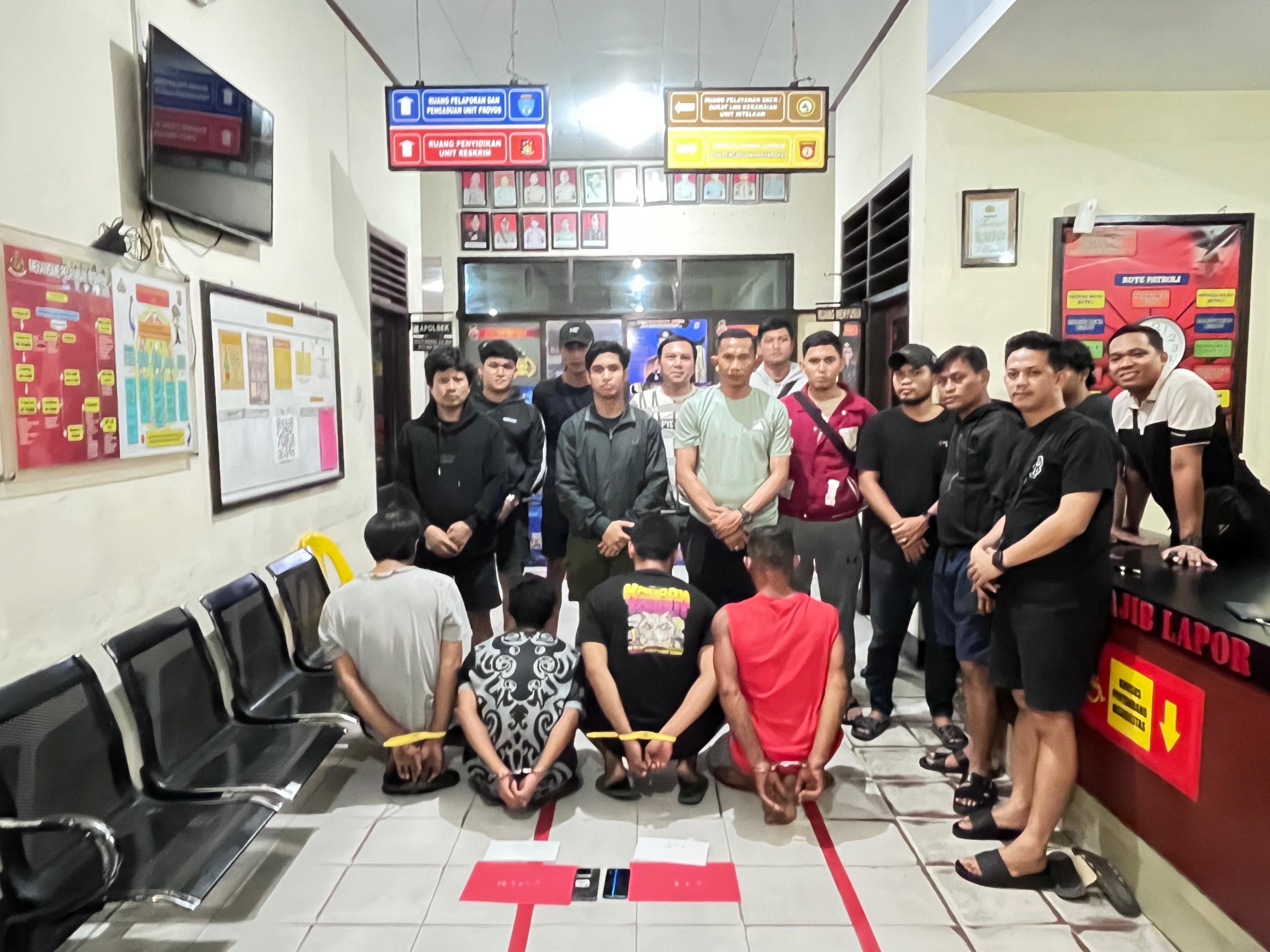 Kapolres Nunukan Tegaskan Komitmen Berantas Narkotika, Empat Orang Diamankan dalam Patroli Malam