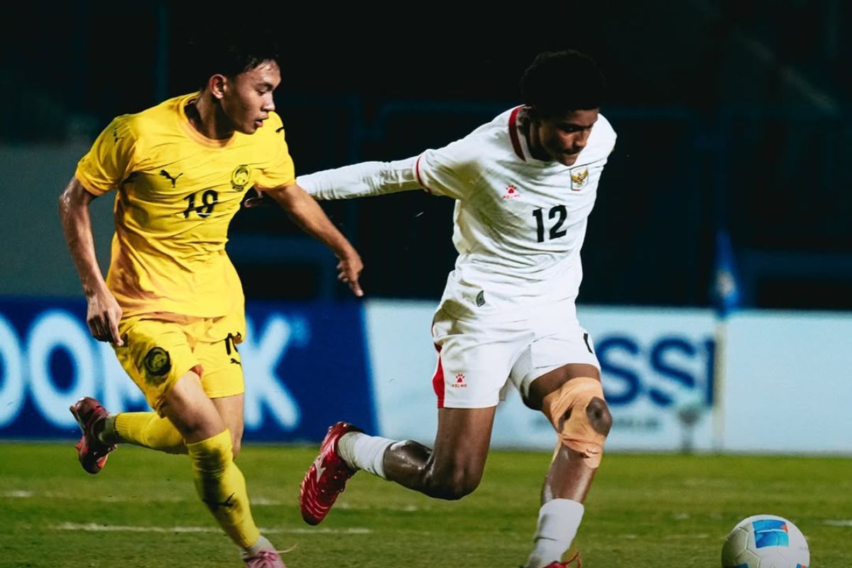 Dominasi tanpa Gol: Timnas Indonesia U-17 Kalah Tipis dari Malaysia, Skor 0-1