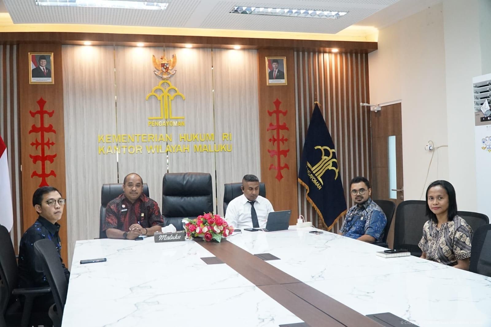 Kemenkum Maluku Ikuti PKP 208, Siapkan Pemimpin Berkualitas