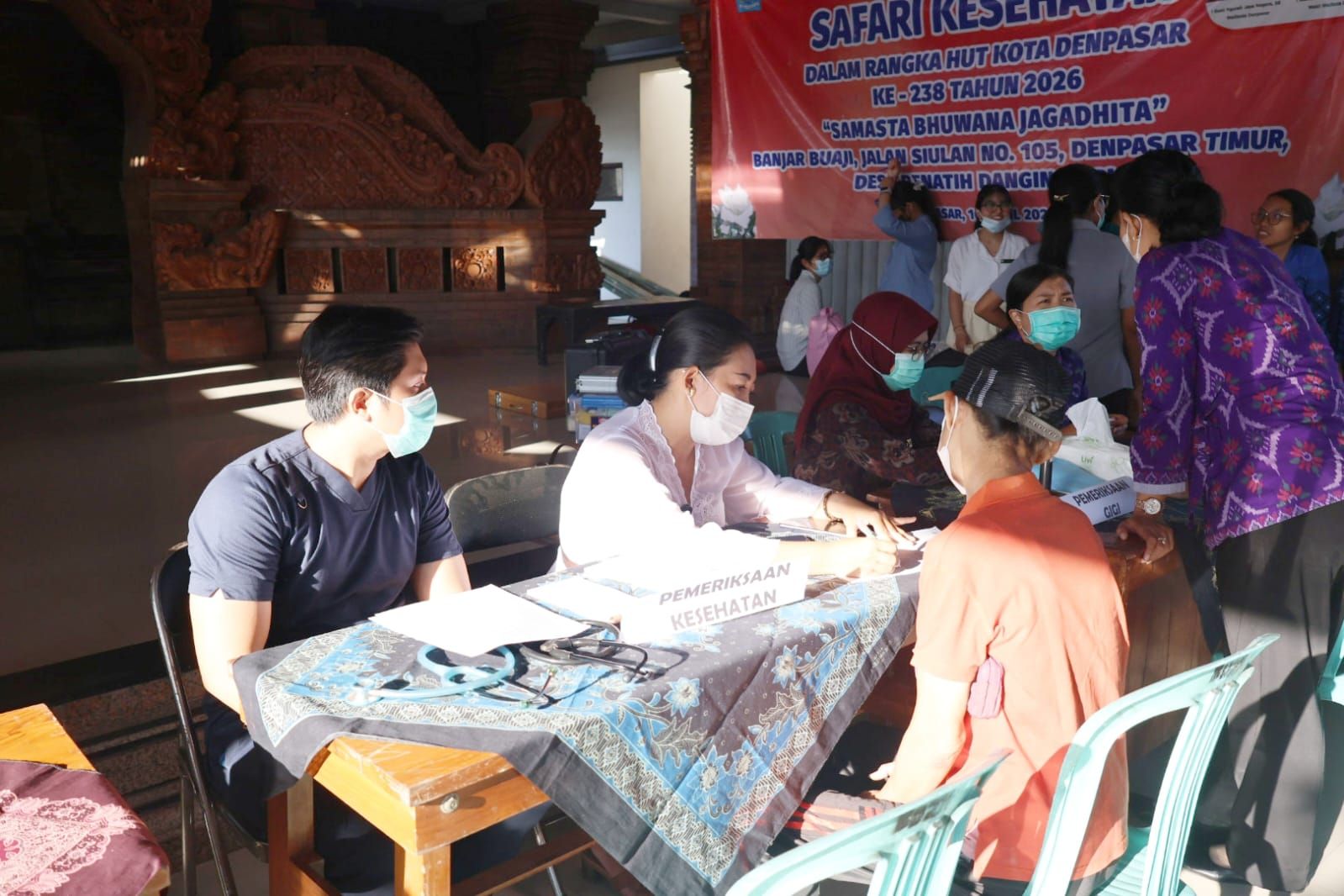 Warga Antusias, Safari Kesehatan Denpasar Tawarkan Cek Gratis hingga Donor Darah