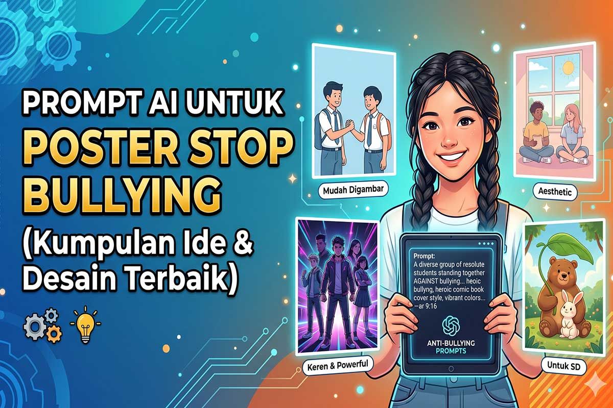 Contoh Poster Stop Bullying: Prompt AI + Ide Desain Terbaik