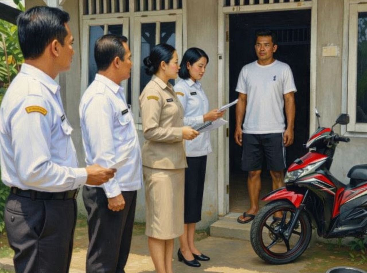 Warga Banten Siap Siap di Datangi Pegawai Pajak Kerumah Jika Pajak Bermotor Nunggak