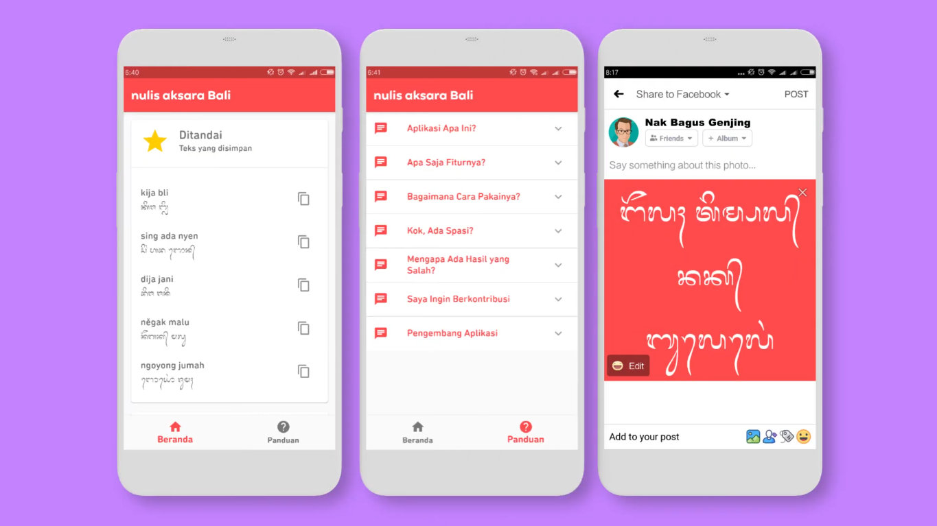 Pakai Aplikasi Translate Bahasa Indonesia ke Bali Ini, Agar Disegani Warga Lokal!