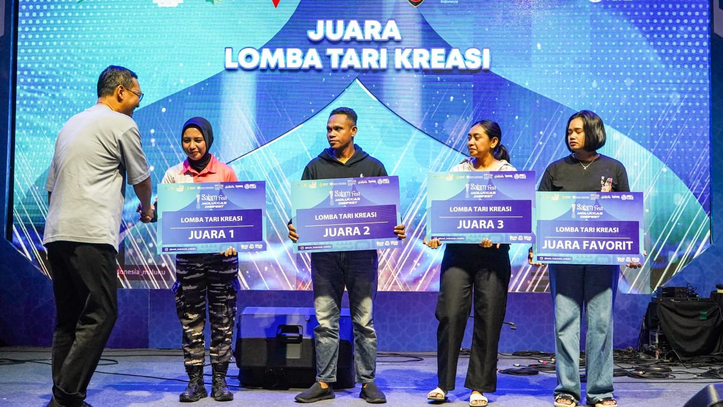 Tim Dara Laut Kowal Kodaeral IX Raih Juara 1 dan Favorit Lomba Dance Salam Fest x Moluccas Digifest 2026