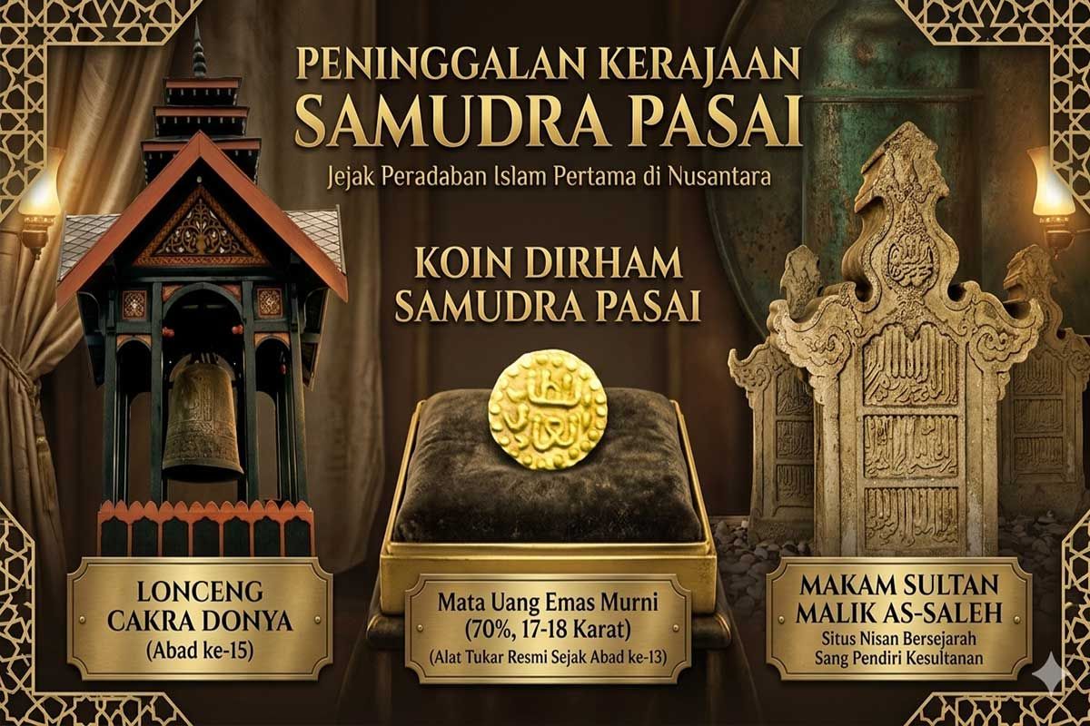 Peninggalan Kerajaan Samudra Pasai: Sejarah, Letak, dan Bukti Kejayaannya Lengkap