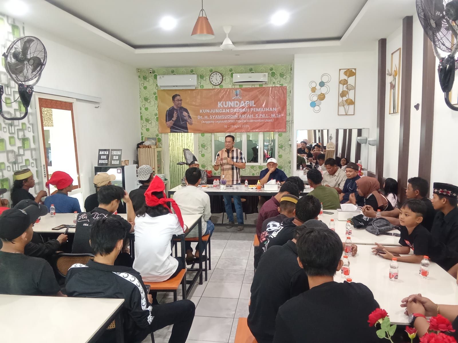 Dialog Santai Kundapil di Tarakan, Syamsuddin Arfah Dorong Pemuda Jadi Garda Pembangunan