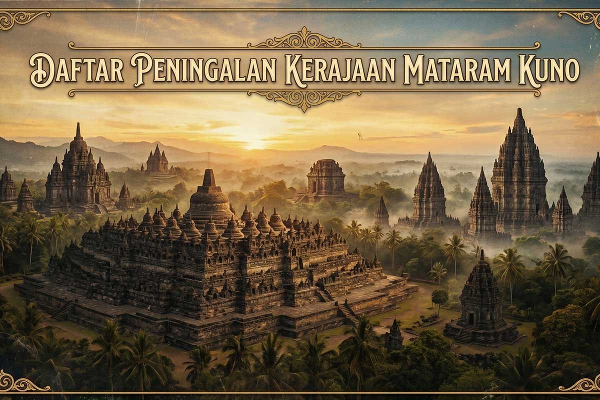 Daftar Peninggalan Kerajaan Mataram Kuno: Candi dan Prasasti
