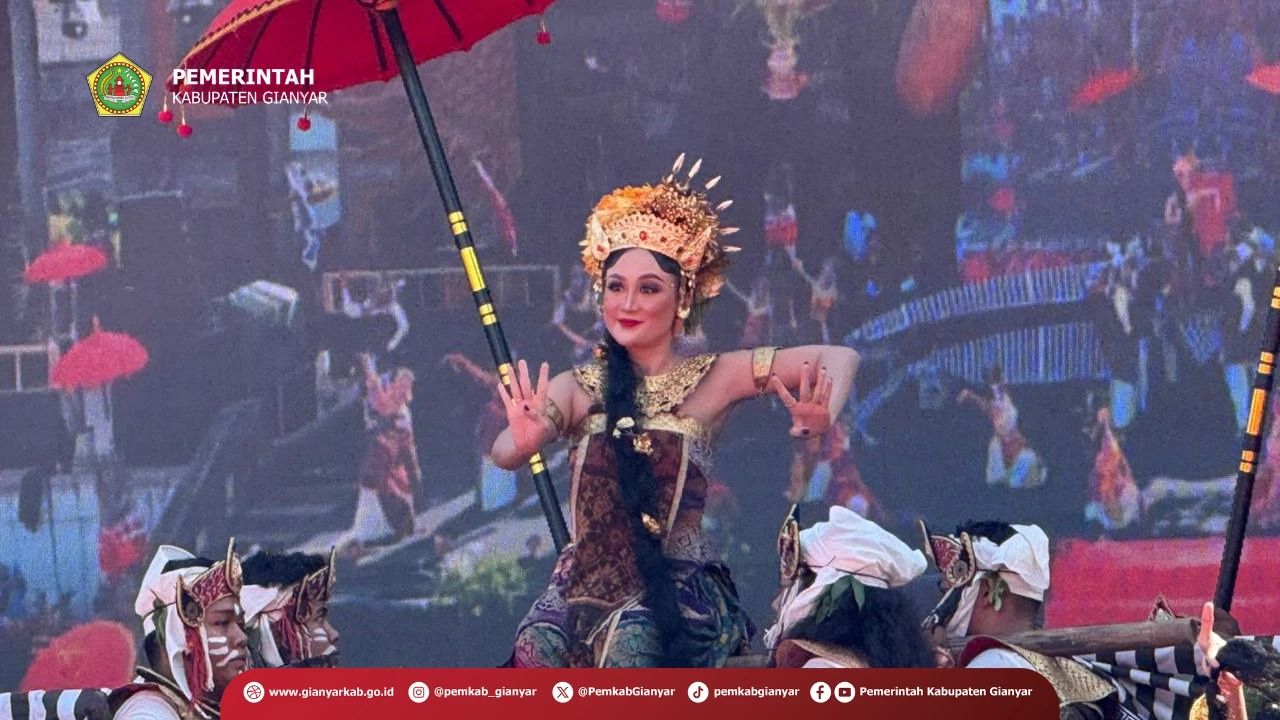 Pawai Budaya Gianyar 2026 Memukau, Perpaduan Tradisi dan Kreativitas di HUT ke-255