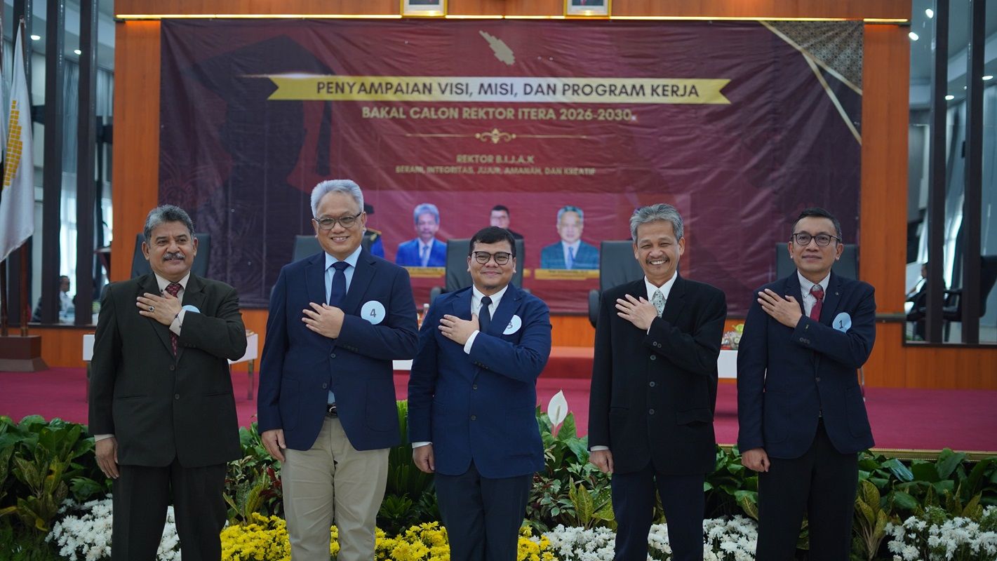 Lima Bakal Calon Rektor Itera Kembali Paparkan Visi Misi dan Program Kerja