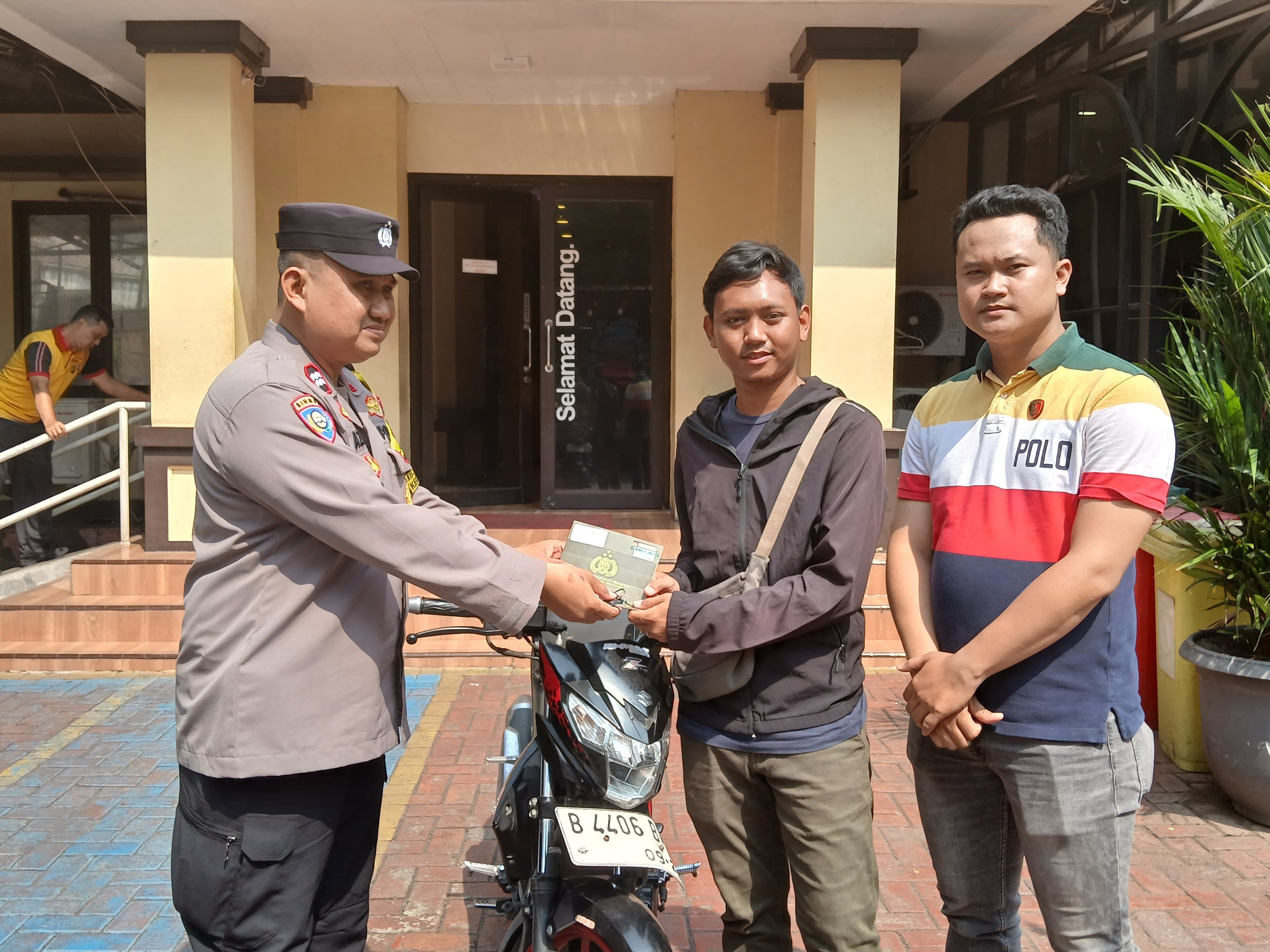 Sempat Digondol Maling, Motor Satria FU Korban Malah Ditinggal di Pos Polisi