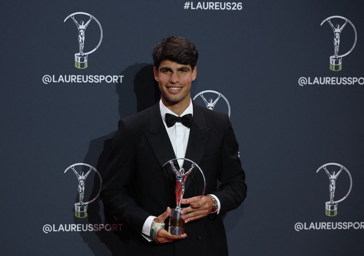 Alcaraz Jadi Atlet Terbaik Dunia Versi Laureus Award, Ini Pencapaiannya di Musim 2025